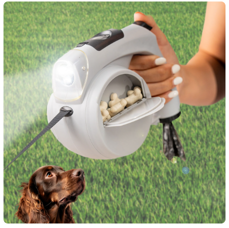 6-in-1 Retractable Dog Leash Leashic InnovaGoods